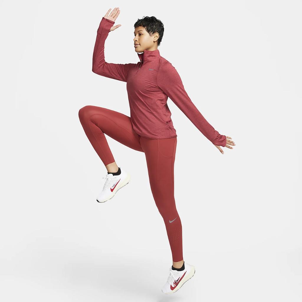 Nike Dri-FIT Swift Element UV Women&#039;s 1/4-Zip Running Top FB4316-620