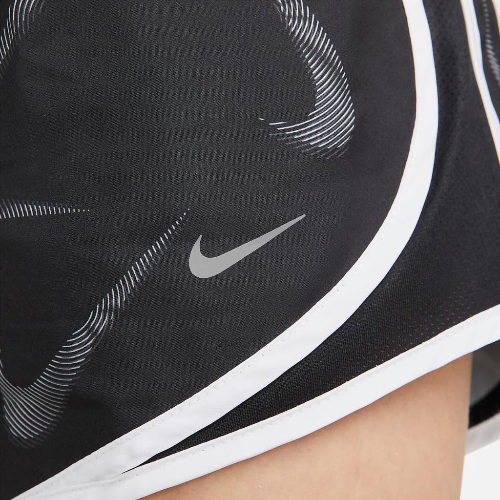 Nike Tempo Swoosh Women&#039;s Dri-FIT Brief-Lined Printed Running Shorts FB4954-010