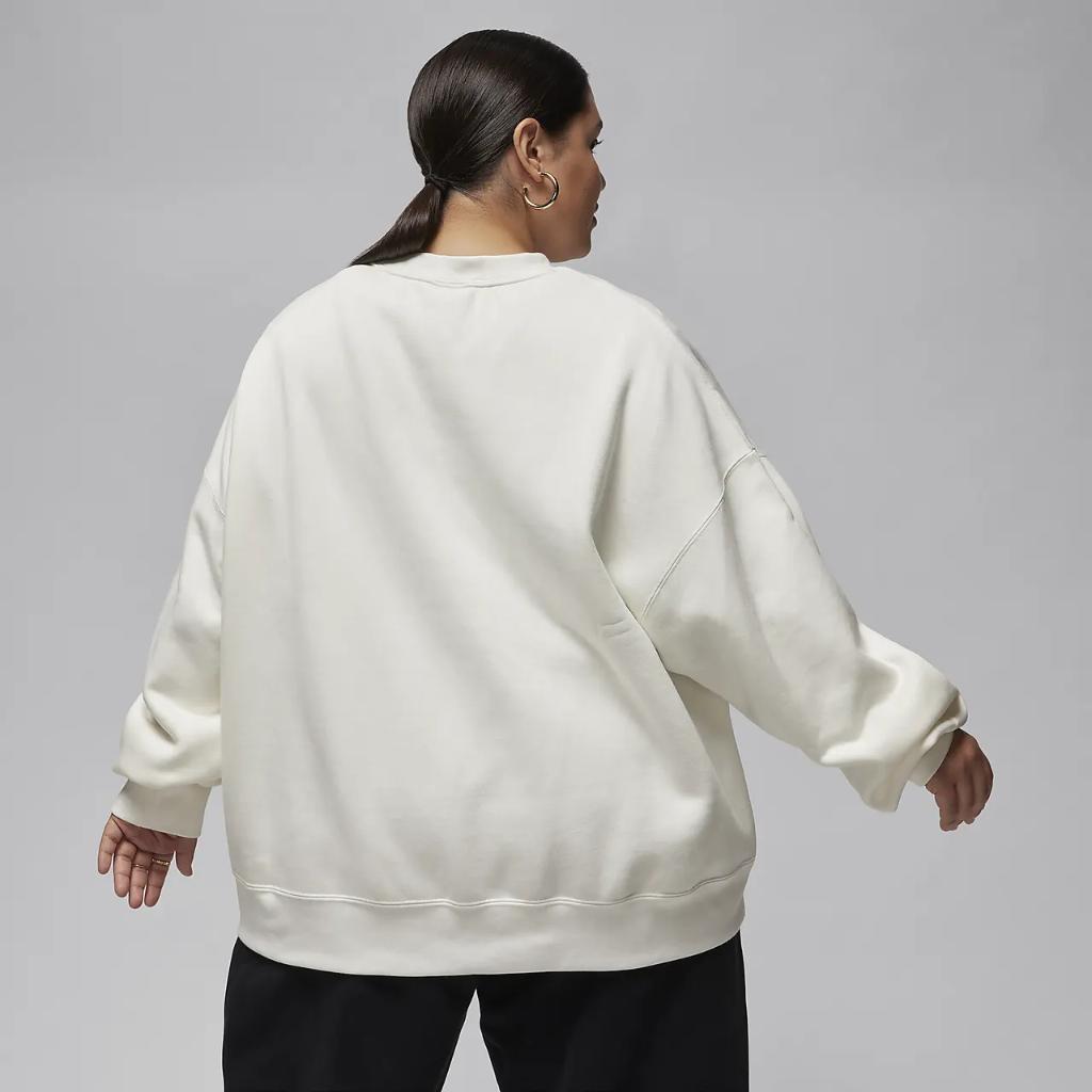 Jordan Flight Fleece Women&#039;s Crewneck Sweatshirt (Plus Size) FB5118-133