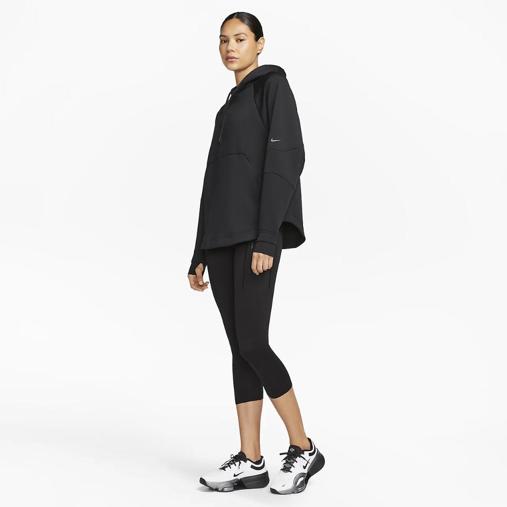 Nike Dri-FIT Prima Women&#039;s Pullover Training Hoodie FB5225-010
