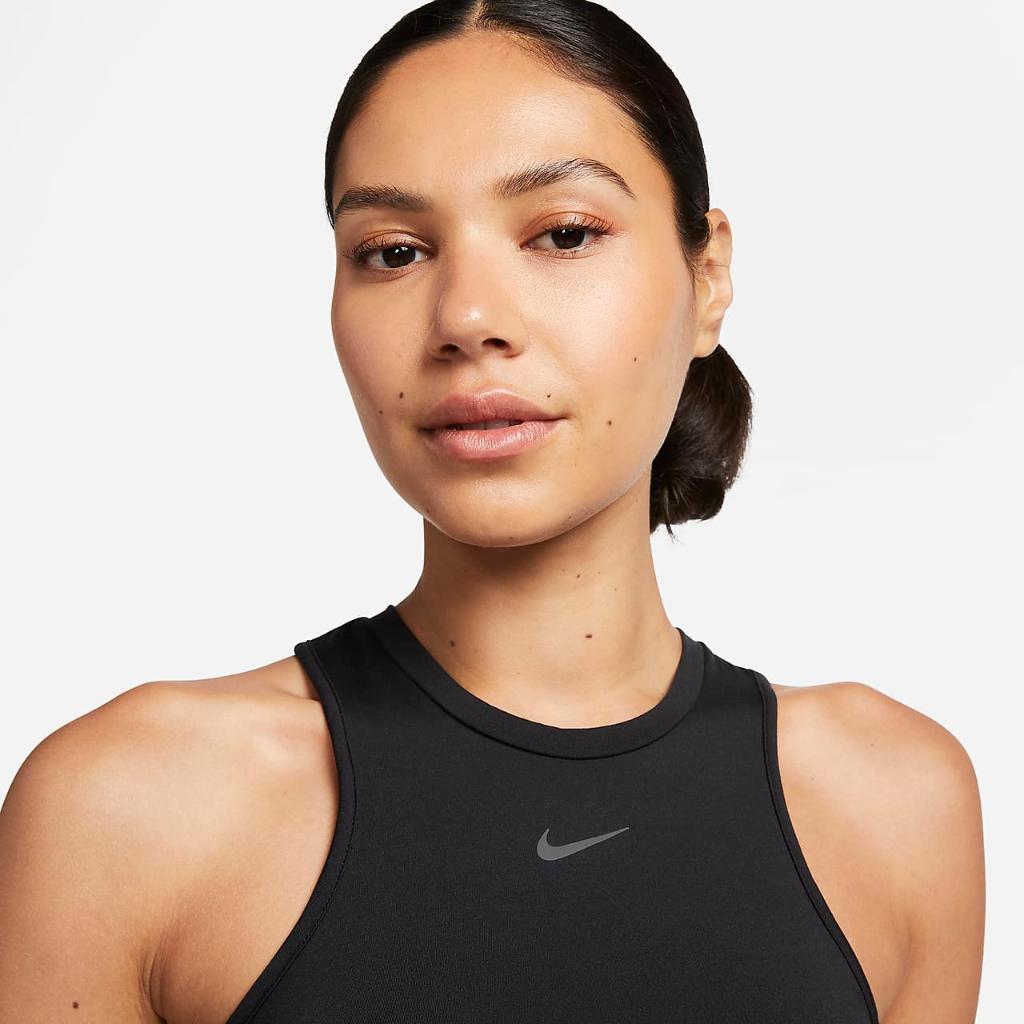 Nike Dri-FIT One Luxe Women&#039;s Cropped Tank Top FB5270-010