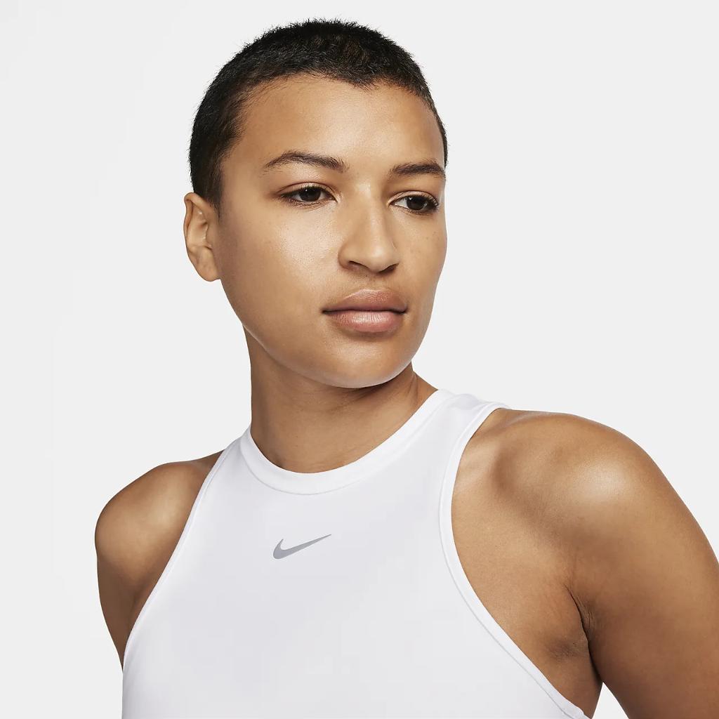 Nike Dri-FIT One Luxe Women&#039;s Cropped Tank Top FB5270-100