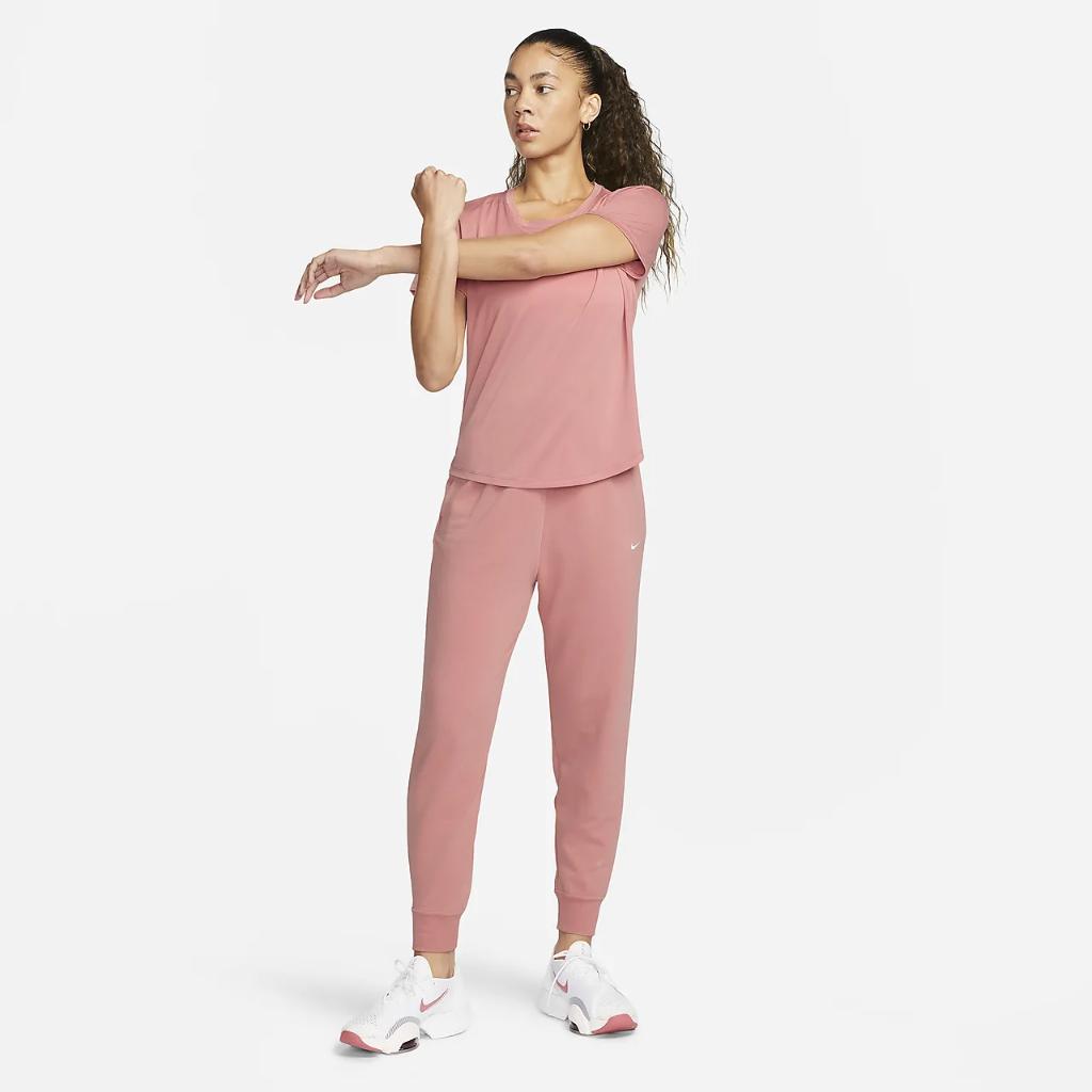 Nike Dri-FIT One Women&#039;s High-Waisted 7/8 French Terry Joggers FB5434-618