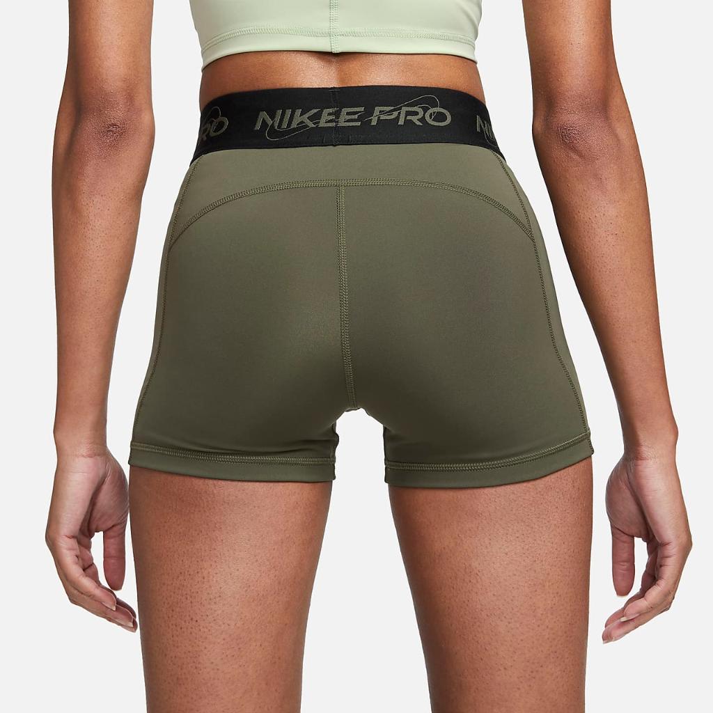 Nike Pro Women&#039;s Mid-Rise 3&quot; Graphic Shorts FB5448-325