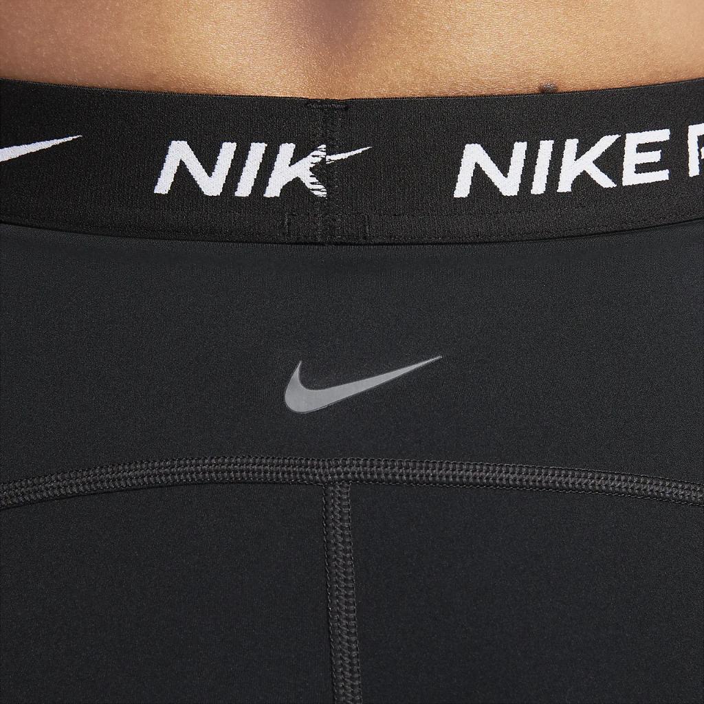 Nike Pro Dri-FIT Women&#039;s High-Waisted 3&quot; Shorts FB5450-010