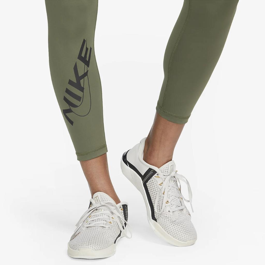 Nike Pro Women&#039;s Mid-Rise 7/8 Graphic Leggings FB5488-325