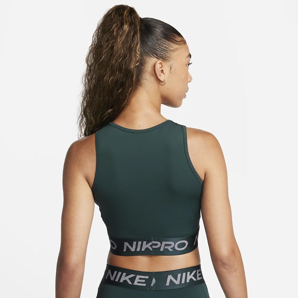 Nike Pro Dri-FIT Women&#039;s Cropped Tank Top FB5588-328