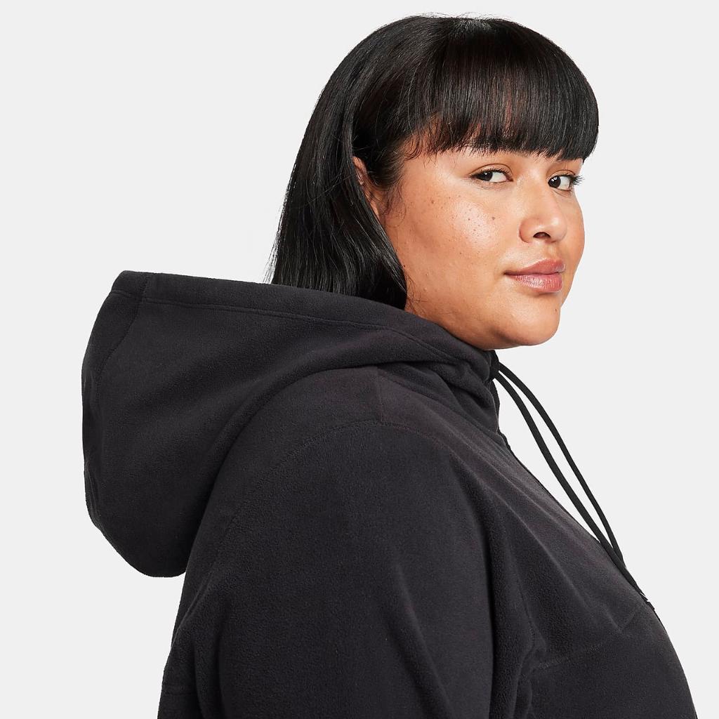 Nike Therma-FIT One Women&#039;s Oversized Full-Zip Fleece Hoodie (Plus Size) FB5640-010