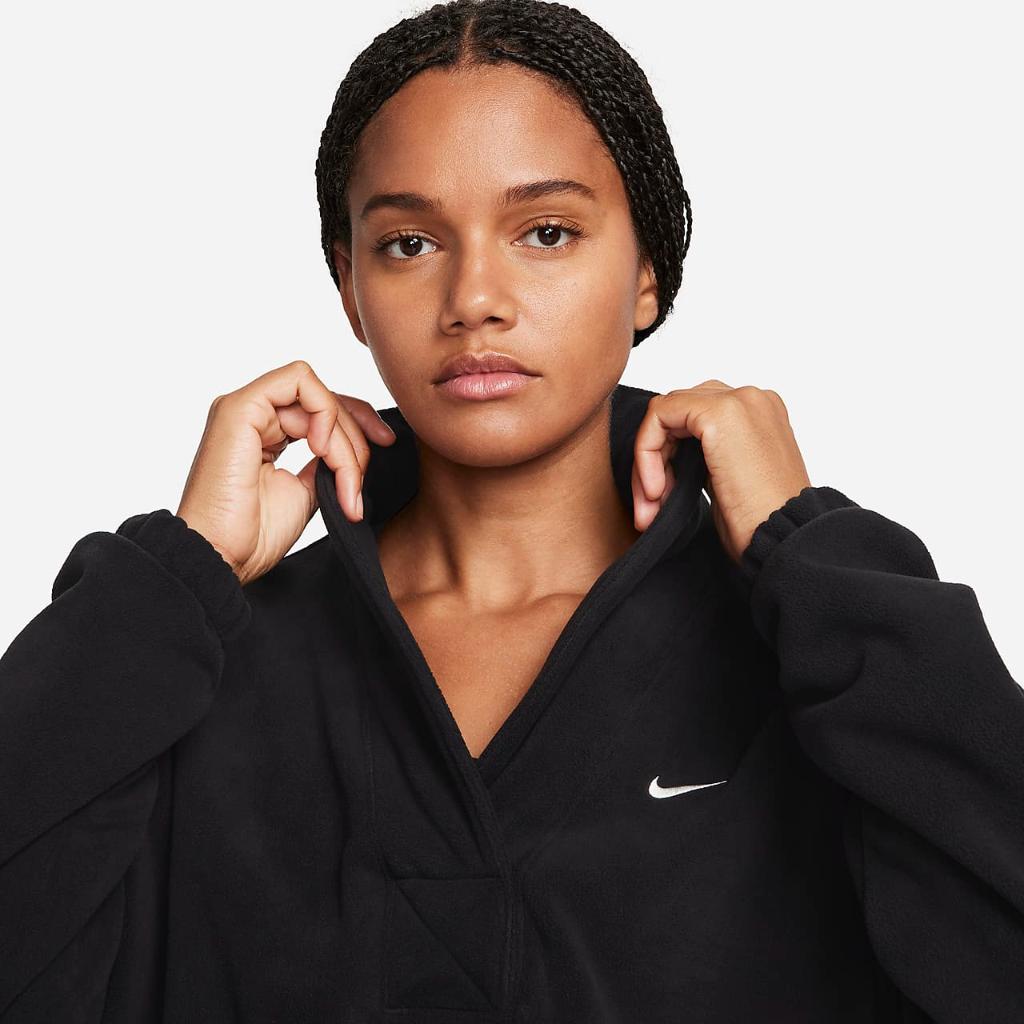 Nike Therma-FIT One Women&#039;s Oversized Long-Sleeve Fleece Top FB5642-010