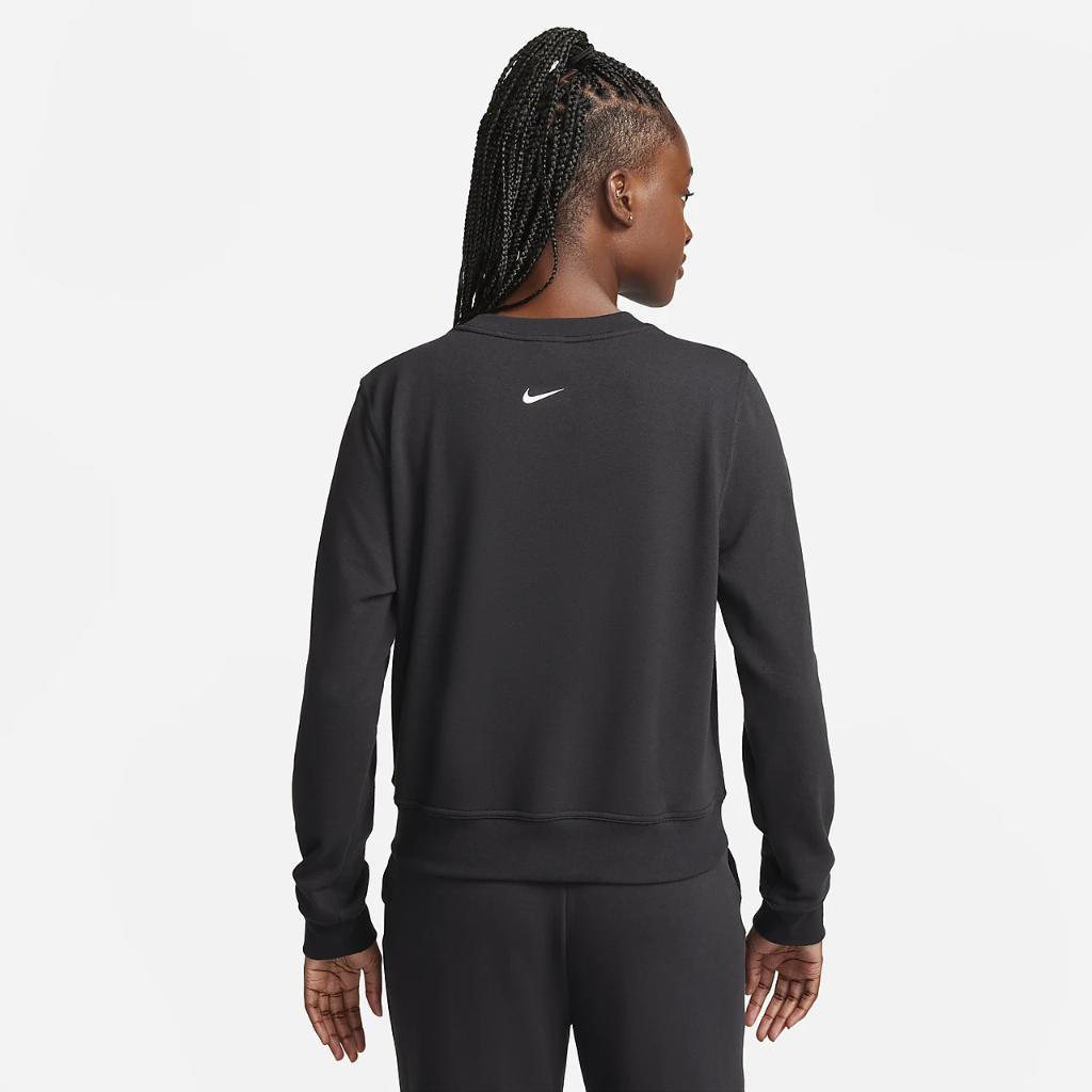 Nike Dri-FIT One Women&#039;s Crew-Neck Graphic Sweatshirt FB5647-010