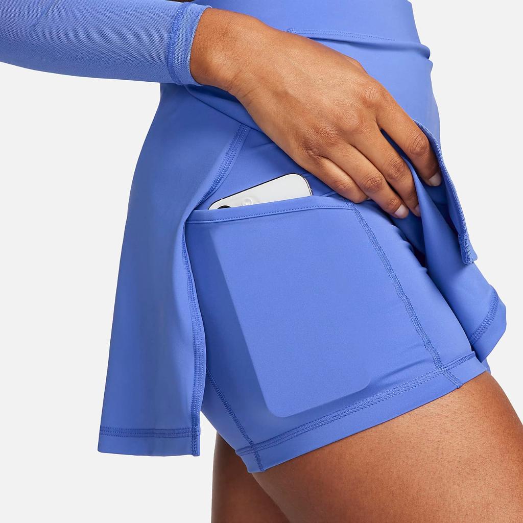 Nike Pro Dri-FIT Women&#039;s High-Waisted 3&quot; Skort with Pockets FB5685-413