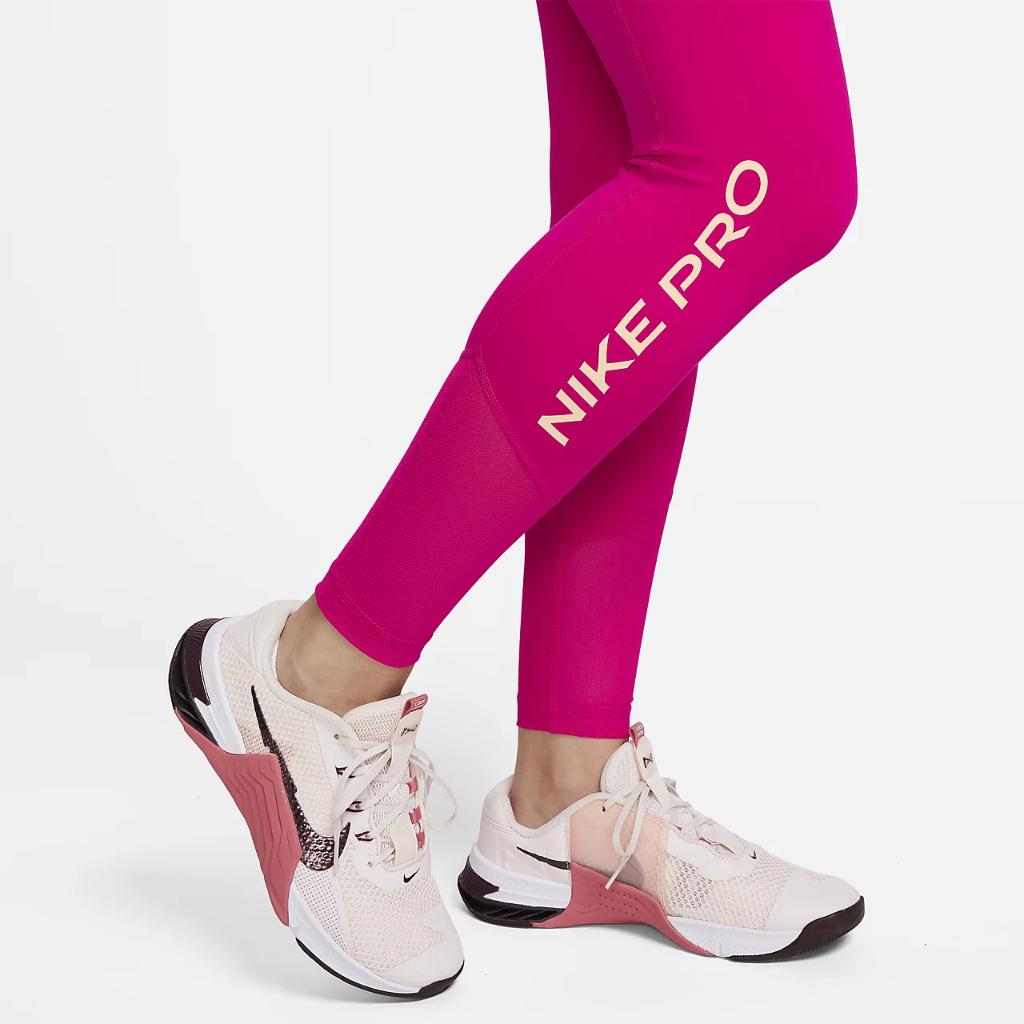 Nike Pro Women&#039;s Mid-Rise Full-Length Leggings FB5687-615