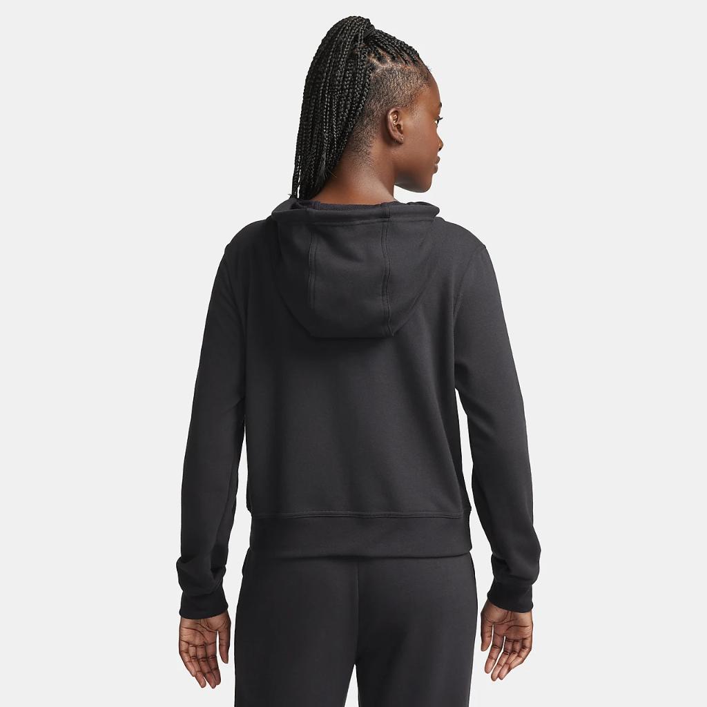 Nike Dri-FIT One Women&#039;s French Terry Graphic Hoodie FB5693-010