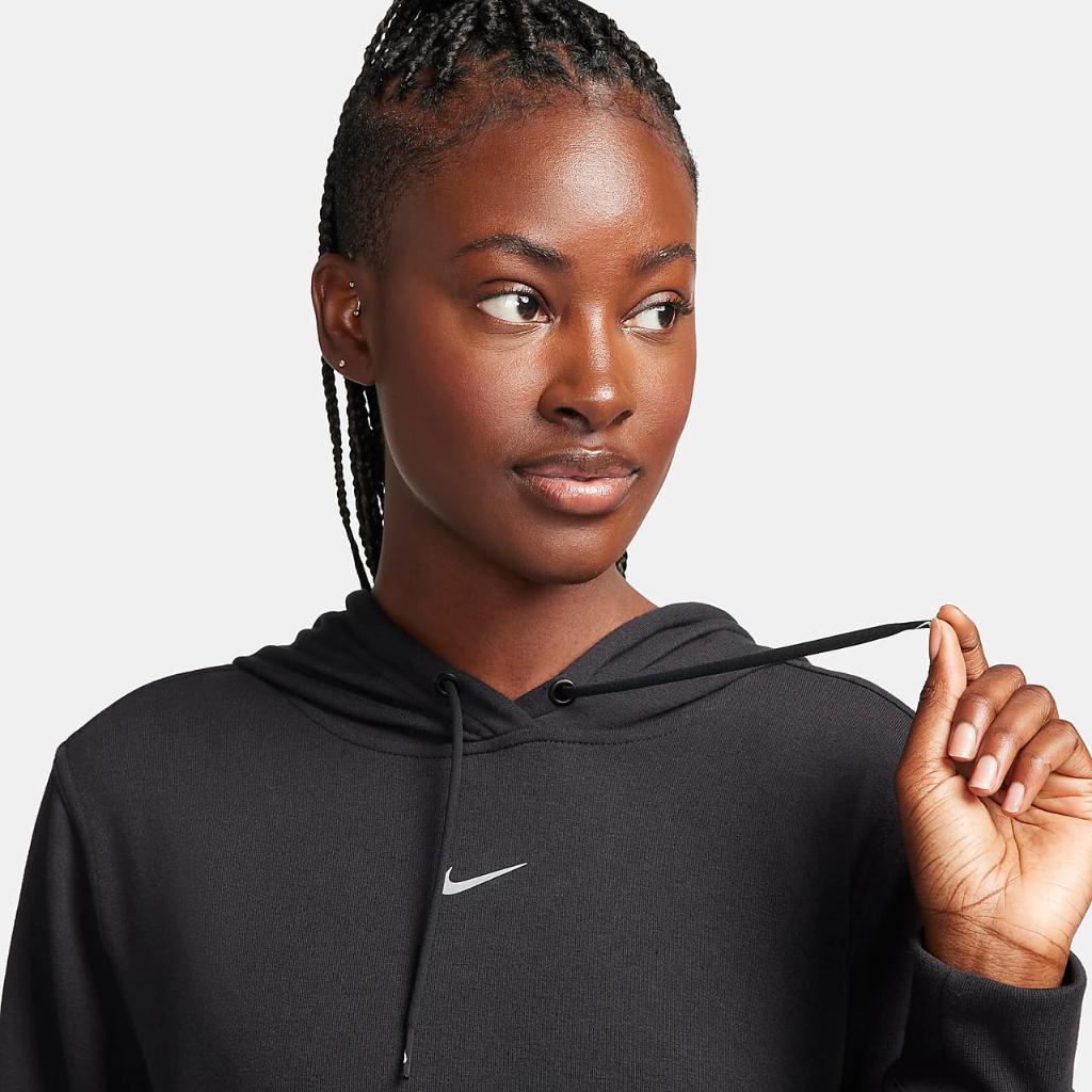 Nike Dri-FIT One Women&#039;s French Terry Graphic Hoodie FB5693-010