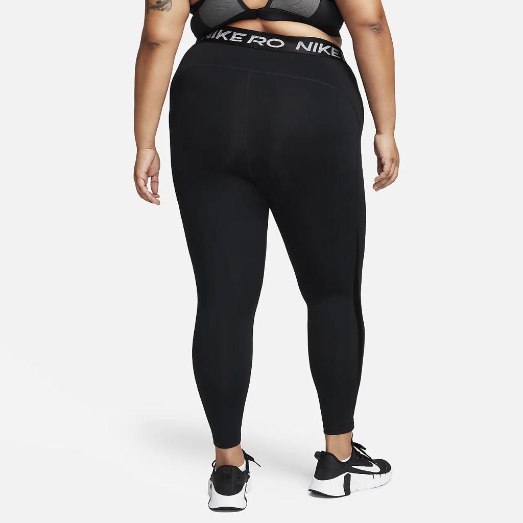 Nike Pro Women&#039;s Mid-Rise 7/8 Leggings (Plus Size) FB5702-010