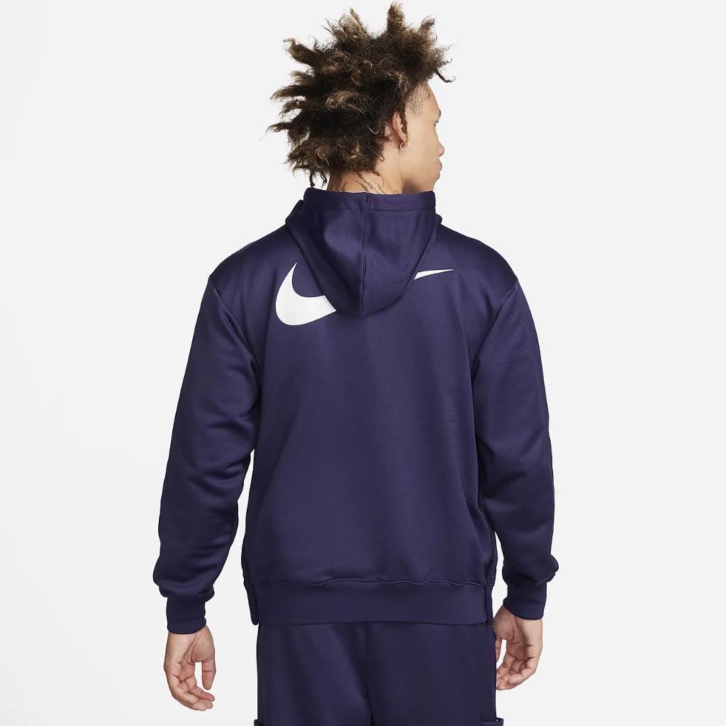 Nike Men&#039;s Therma-FIT Full-Zip Basketball Hoodie FB7115-555