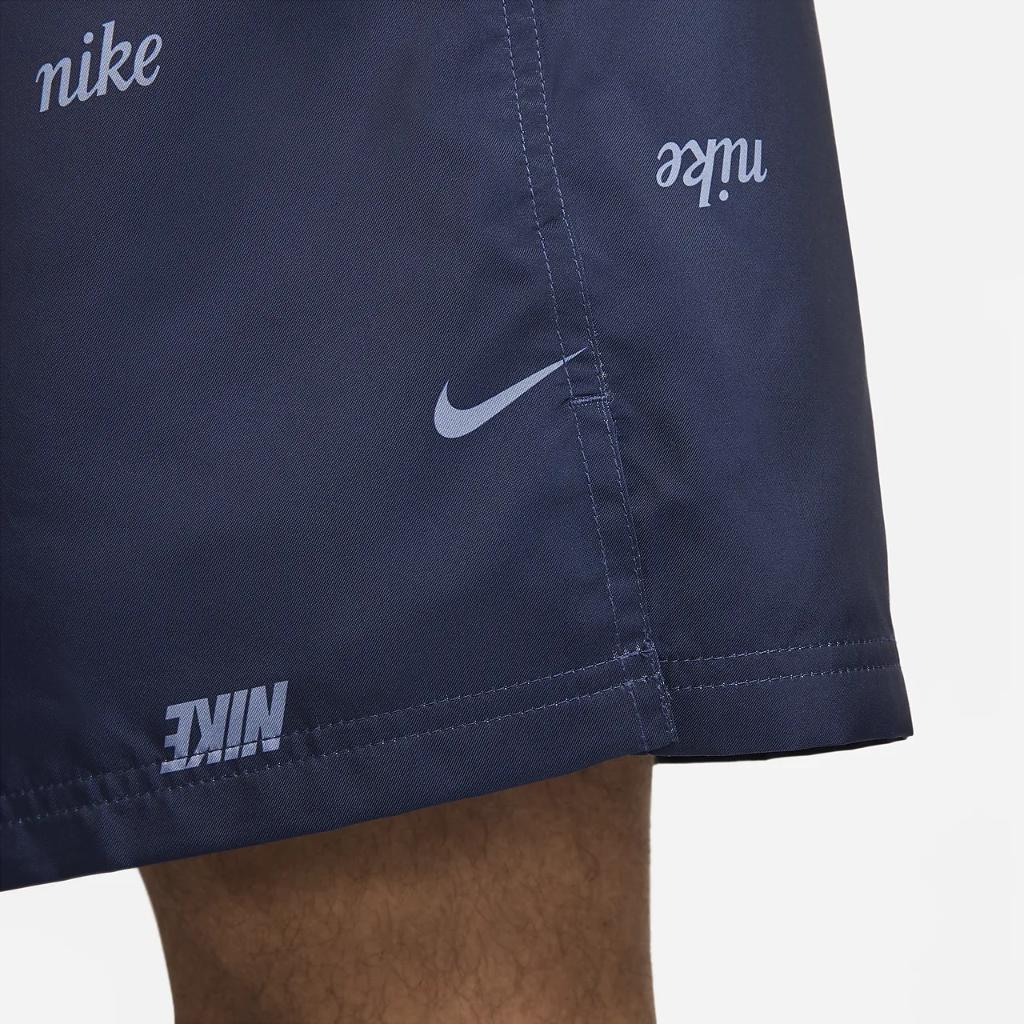Nike Club Men&#039;s Woven Allover Print Flow Shorts FB7440-493