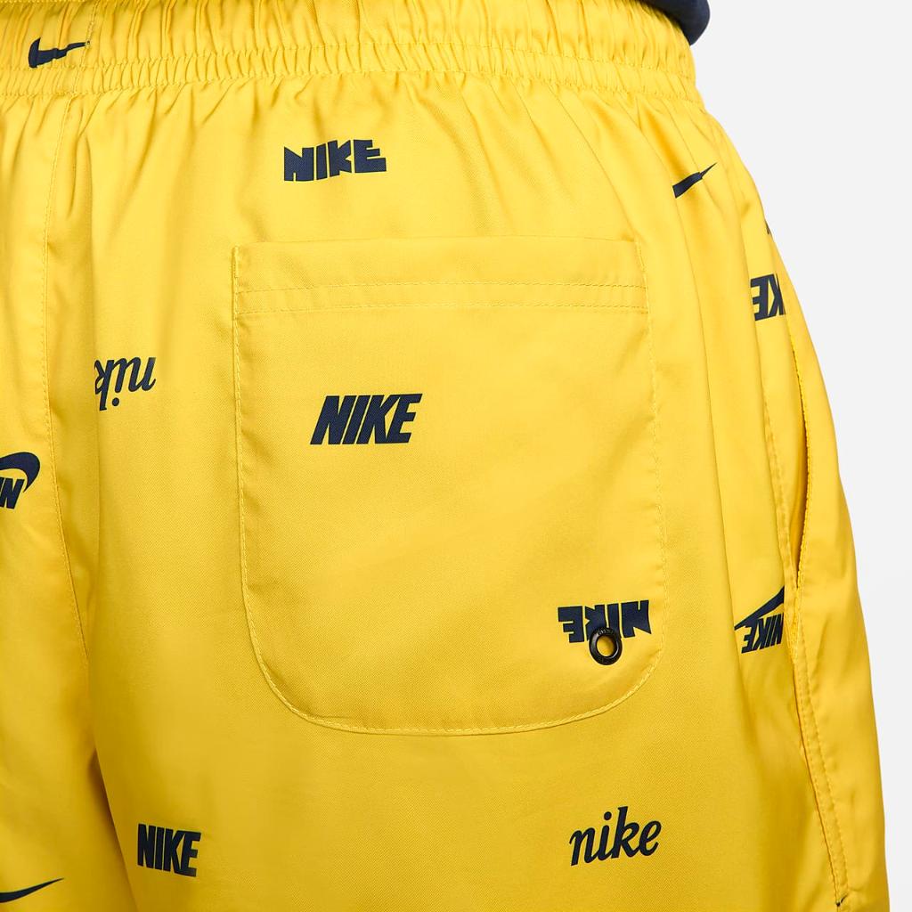 Nike Club Men&#039;s Woven Allover Print Flow Shorts FB7440-709