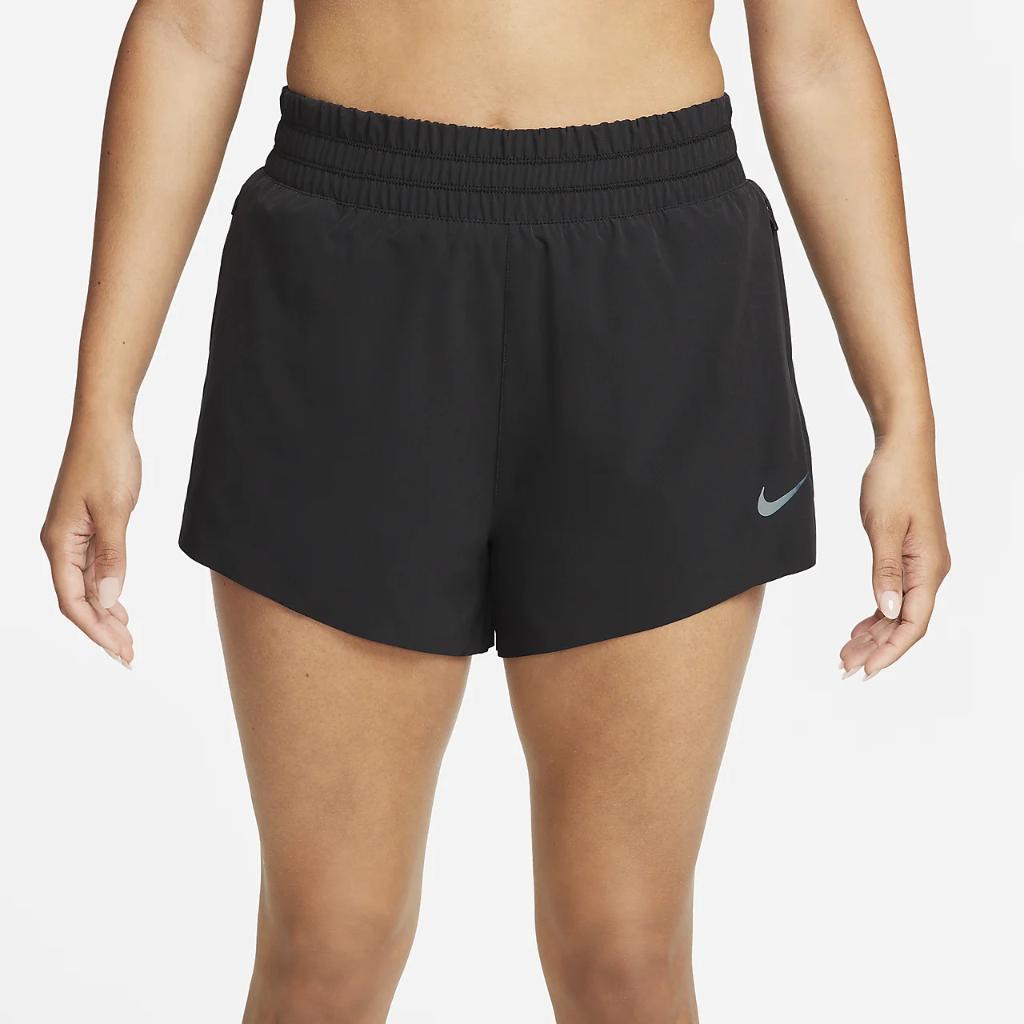 Nike Dri-FIT Running Division Women&#039;s High-Waisted 3&quot; Brief-Lined Running Shorts with Pockets FB7628-010