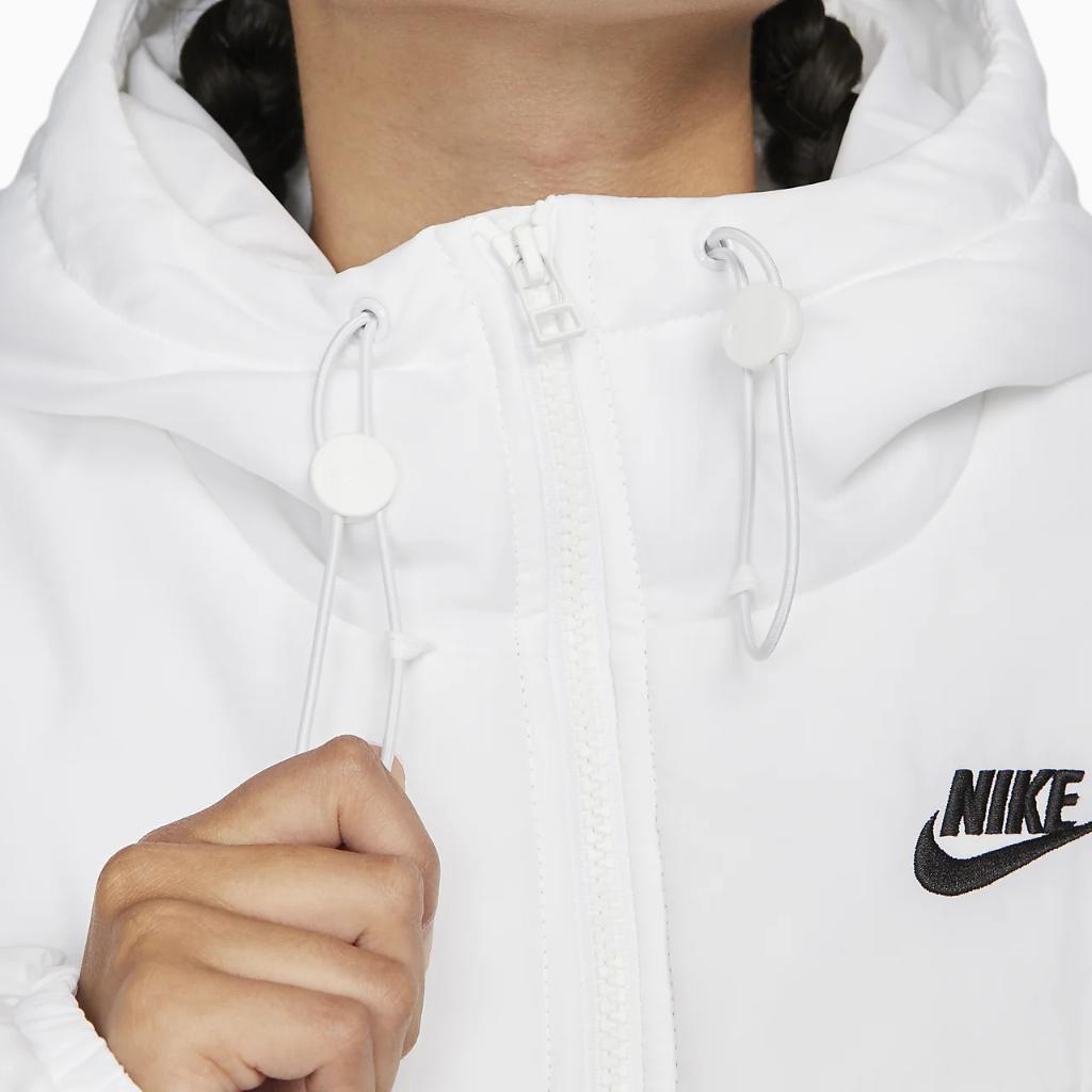 Nike Sportswear Classic Puffer Women&#039;s Therma-FIT Loose Hooded Jacket FB7672-100