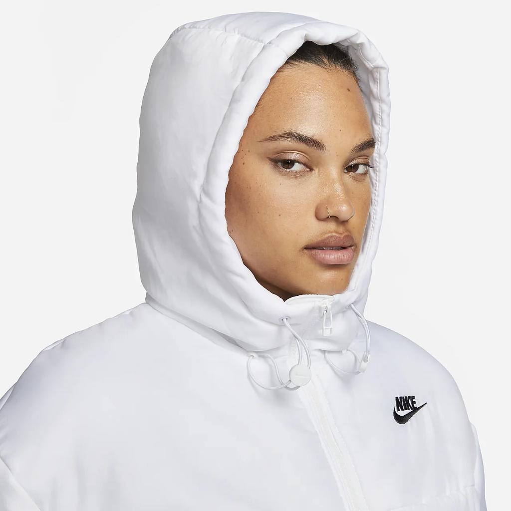 Nike Sportswear Classic Puffer Women&#039;s Therma-FIT Loose Hooded Parka FB7675-100