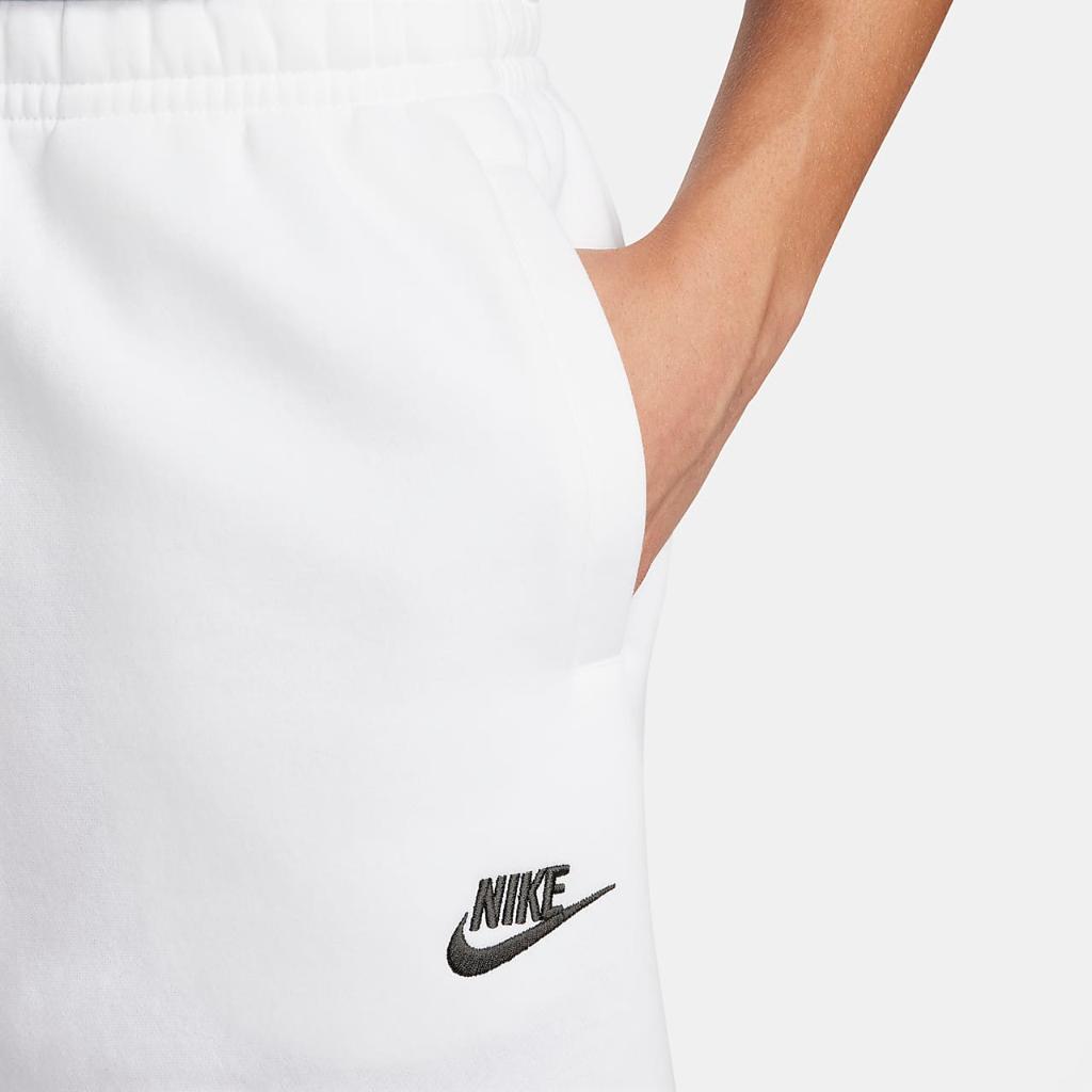Nike Club Fleece Men&#039;s Brushed-Back Graphic Shorts FB7682-100