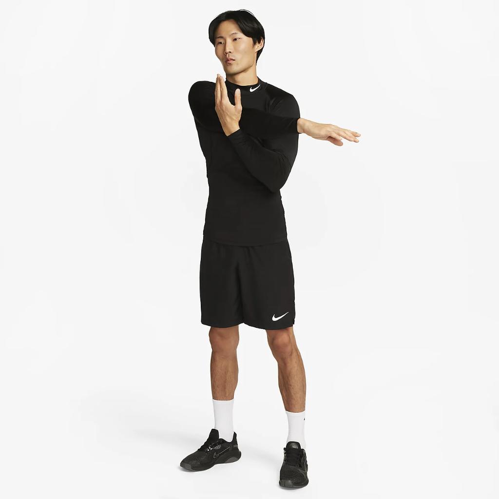 Nike Pro Men&#039;s Dri-FIT Fitness Mock-Neck Long-Sleeve Top FB7908-010