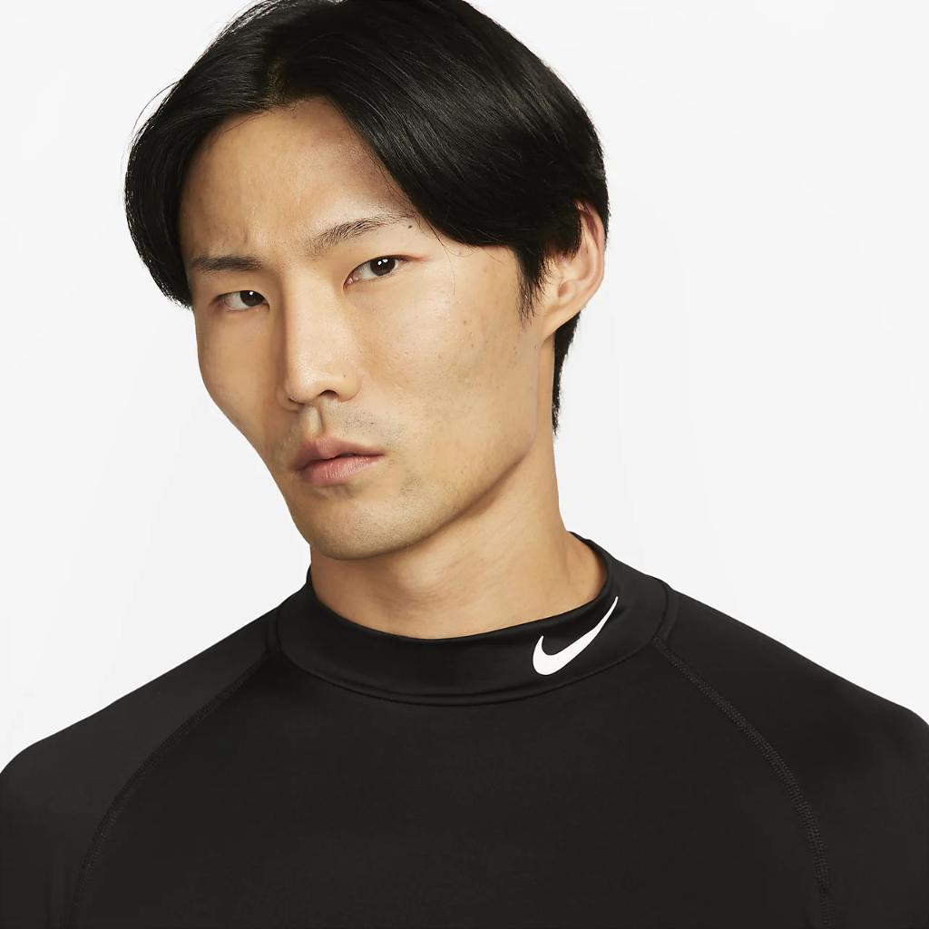 Nike Pro Men&#039;s Dri-FIT Fitness Mock-Neck Long-Sleeve Top FB7908-010