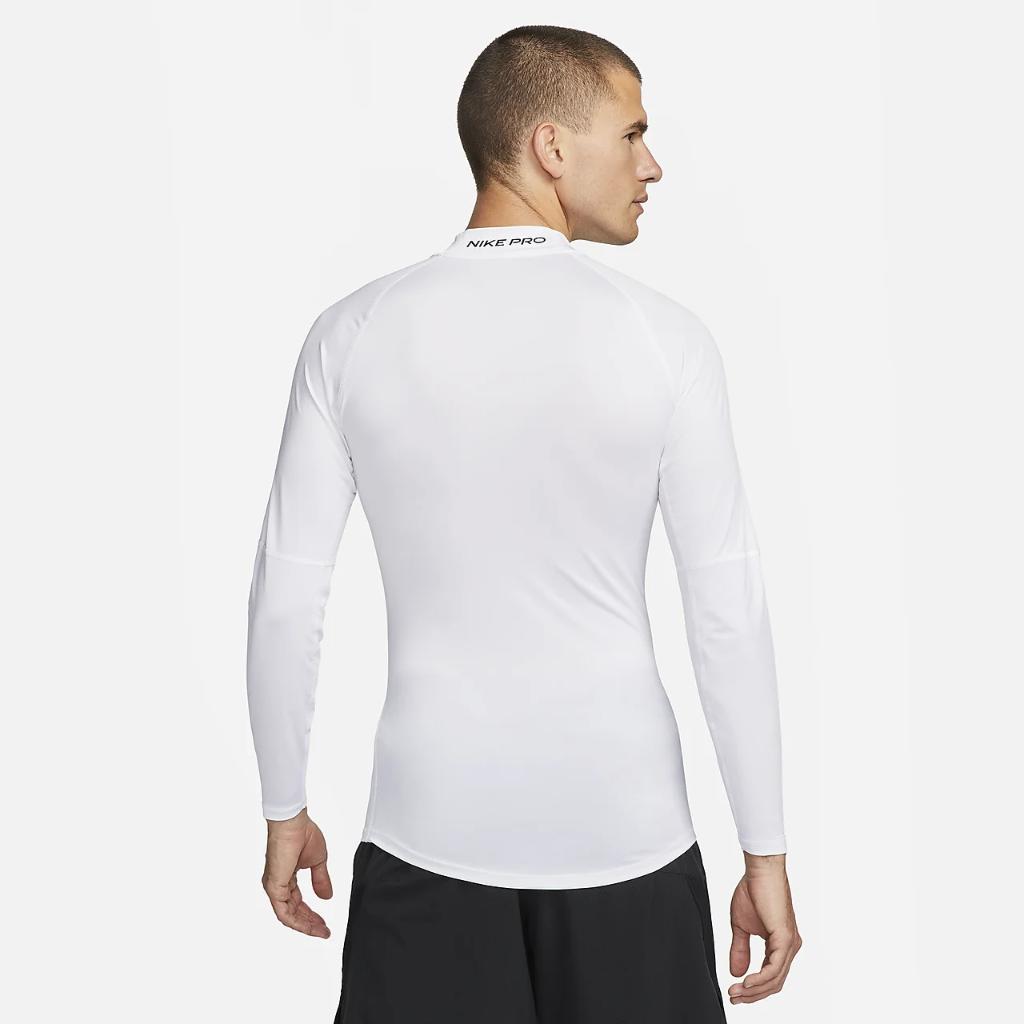Nike Pro Men&#039;s Dri-FIT Fitness Mock-Neck Long-Sleeve Top FB7908-100