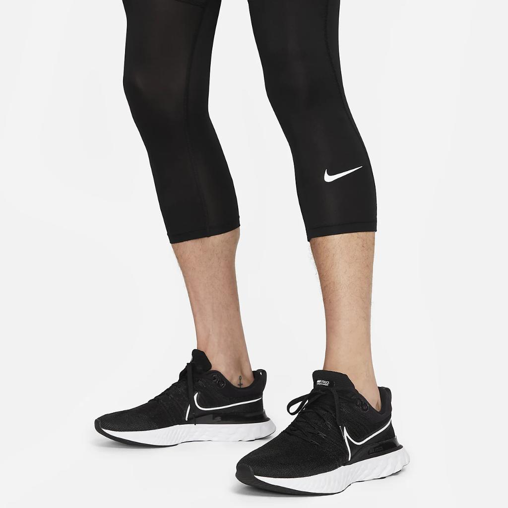 Nike Pro Men&#039;s Dri-FIT 3/4-Length Fitness Tights FB7950-010
