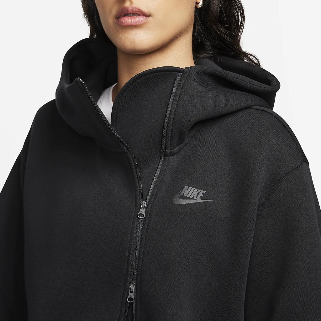 Nike Sportswear Tech Fleece Women&#039;s Oversized Full-Zip Hoodie Cape FB8243-010