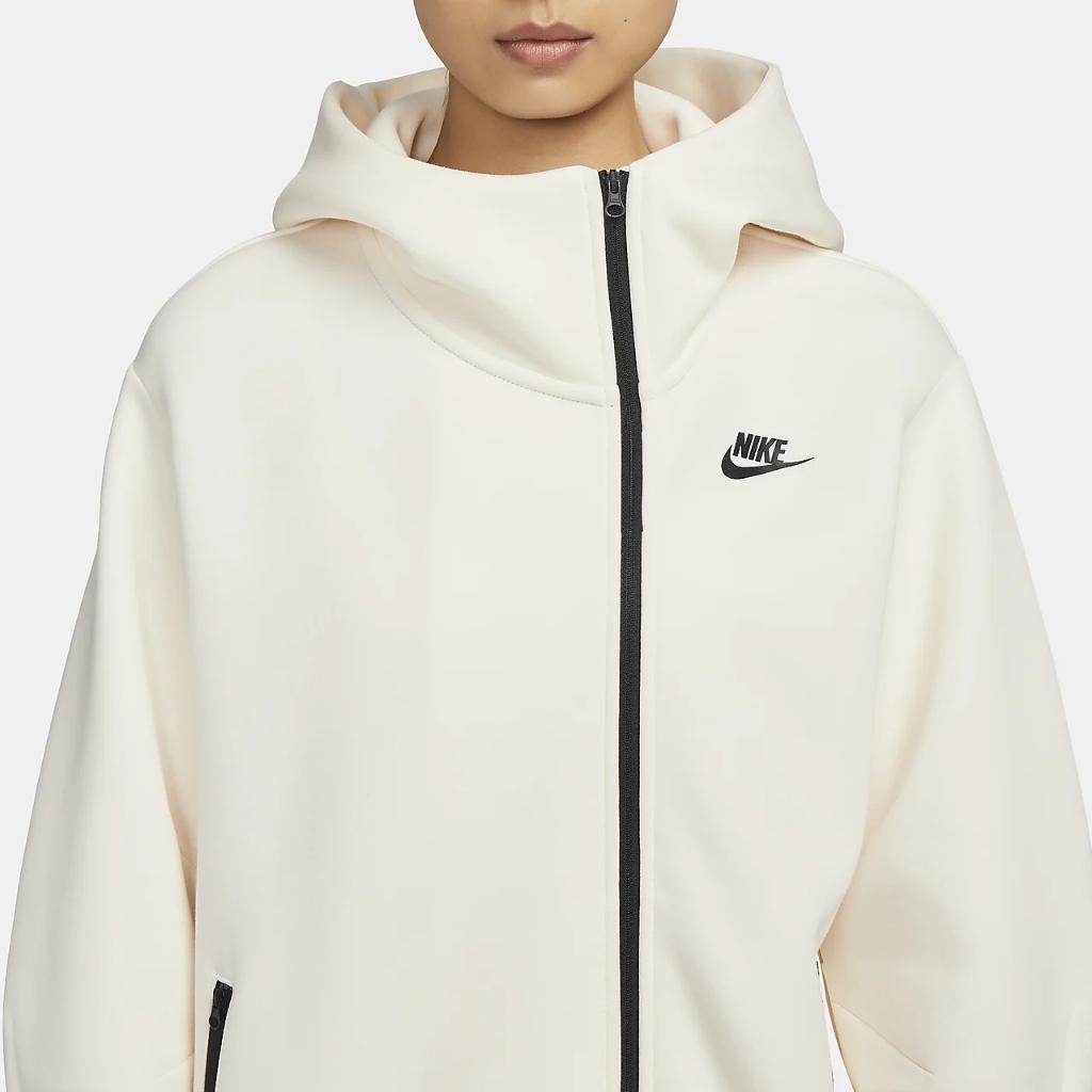 Nike Sportswear Tech Fleece Women&#039;s Oversized Full-Zip Hoodie Cape FB8243-110