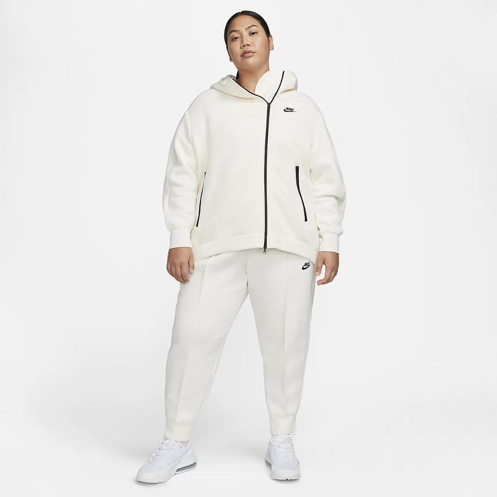 Nike Sportswear Tech Fleece Women&#039;s Oversized Full-Zip Hoodie (Plus Size) FB8245-110