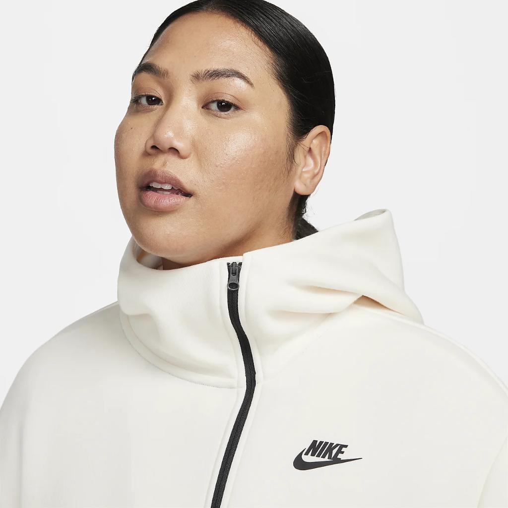 Nike Sportswear Tech Fleece Women&#039;s Oversized Full-Zip Hoodie (Plus Size) FB8245-110