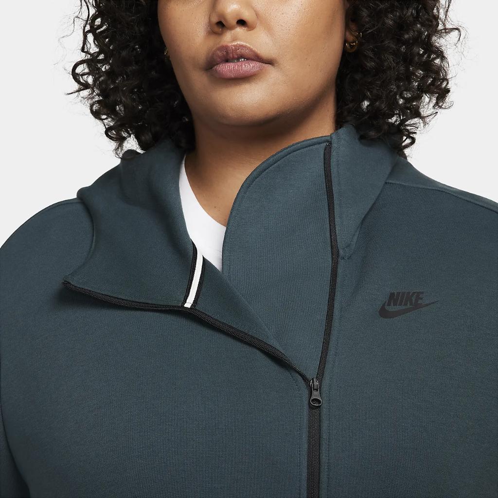 Nike Sportswear Tech Fleece Women&#039;s Oversized Full-Zip Hoodie (Plus Size) FB8245-328