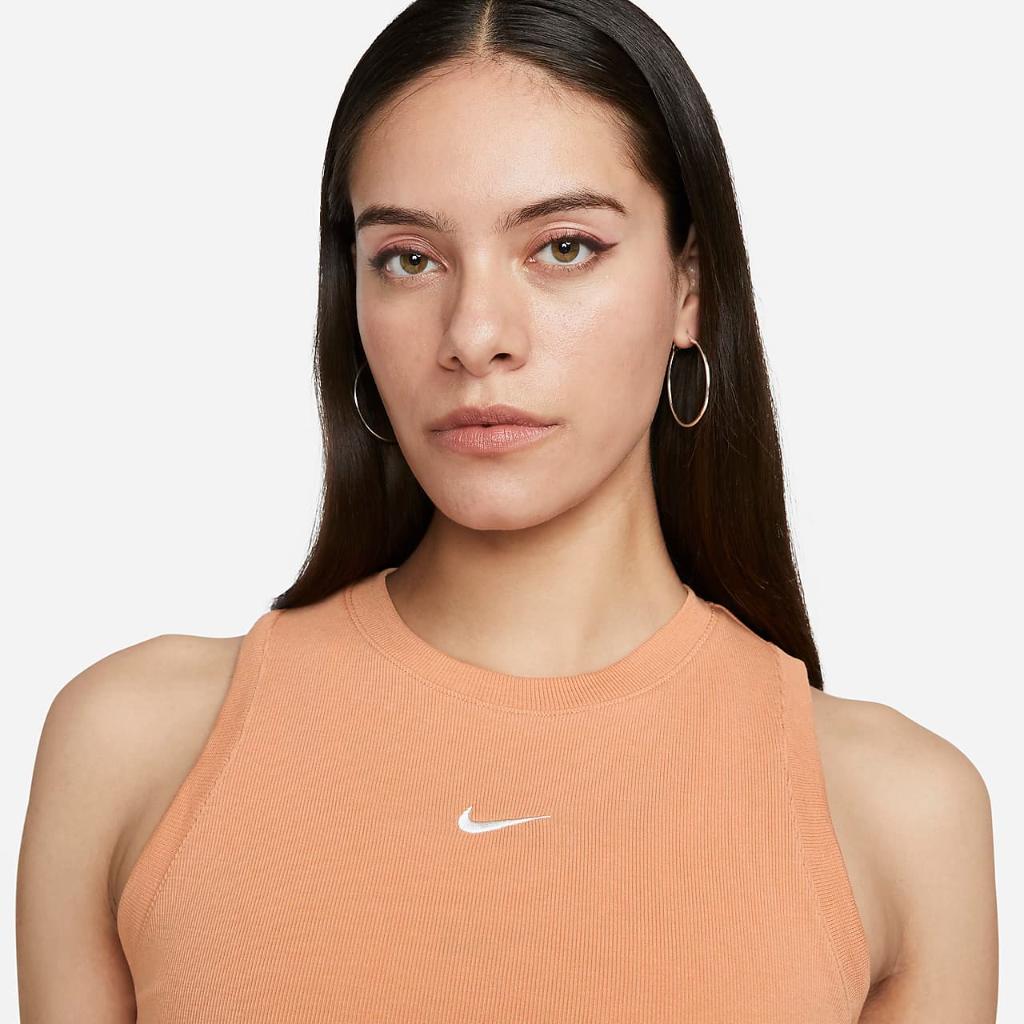 Nike Sportswear Essentials Women&#039;s Ribbed Cropped Tank FB8279-225