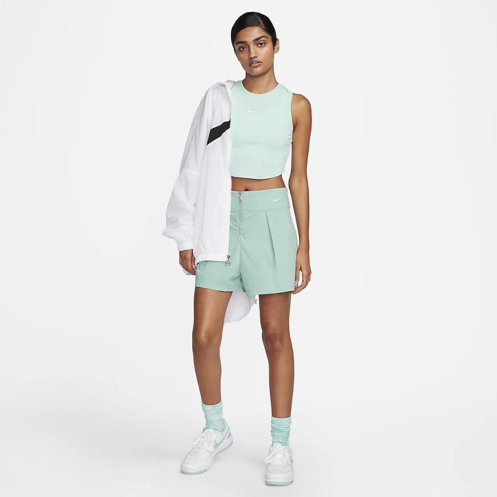 Nike Sportswear Essentials Women&#039;s Ribbed Cropped Tank FB8279-346