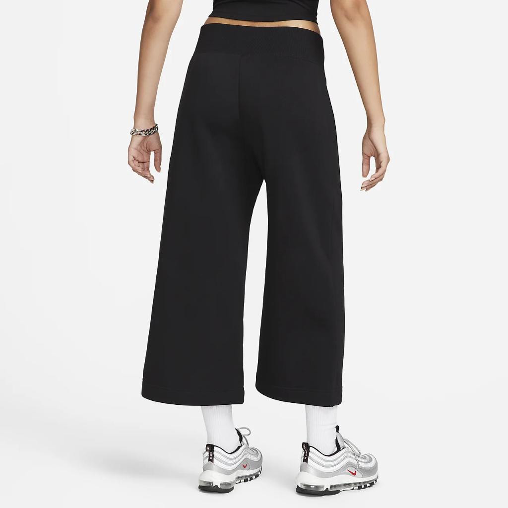 Nike Sportswear Phoenix Fleece Women&#039;s High-Waisted Cropped Sweatpants FB8313-010