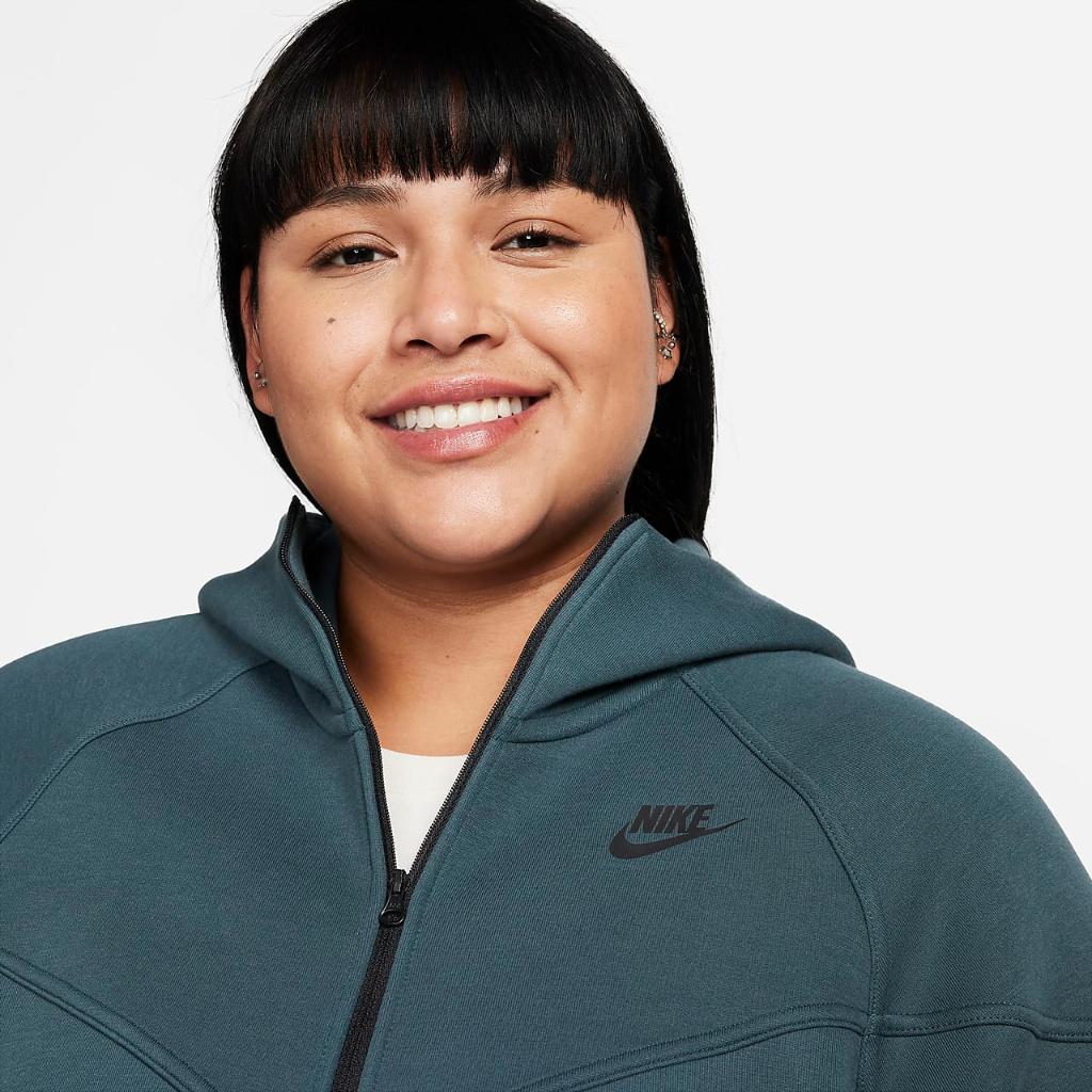 Nike Sportswear Tech Fleece Windrunner Women&#039;s Full-Zip Hoodie (Plus Size) FB8340-328