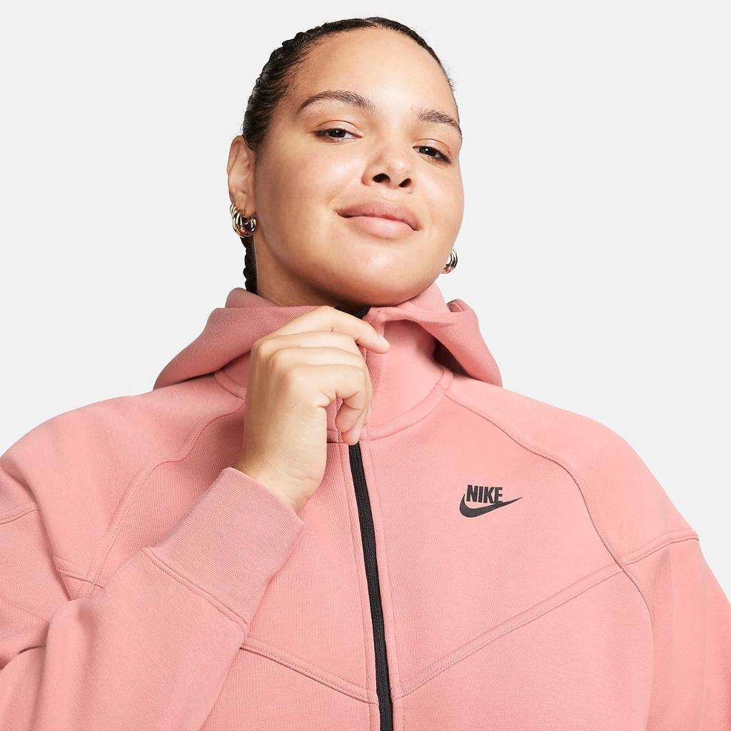Nike Sportswear Tech Fleece Windrunner Women&#039;s Full-Zip Hoodie (Plus Size) FB8340-618