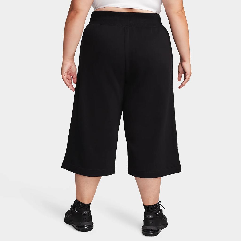 Nike Sportswear Phoenix Fleece Women&#039;s High-Waisted Cropped Sweatpants (Plus Size) FB8418-010