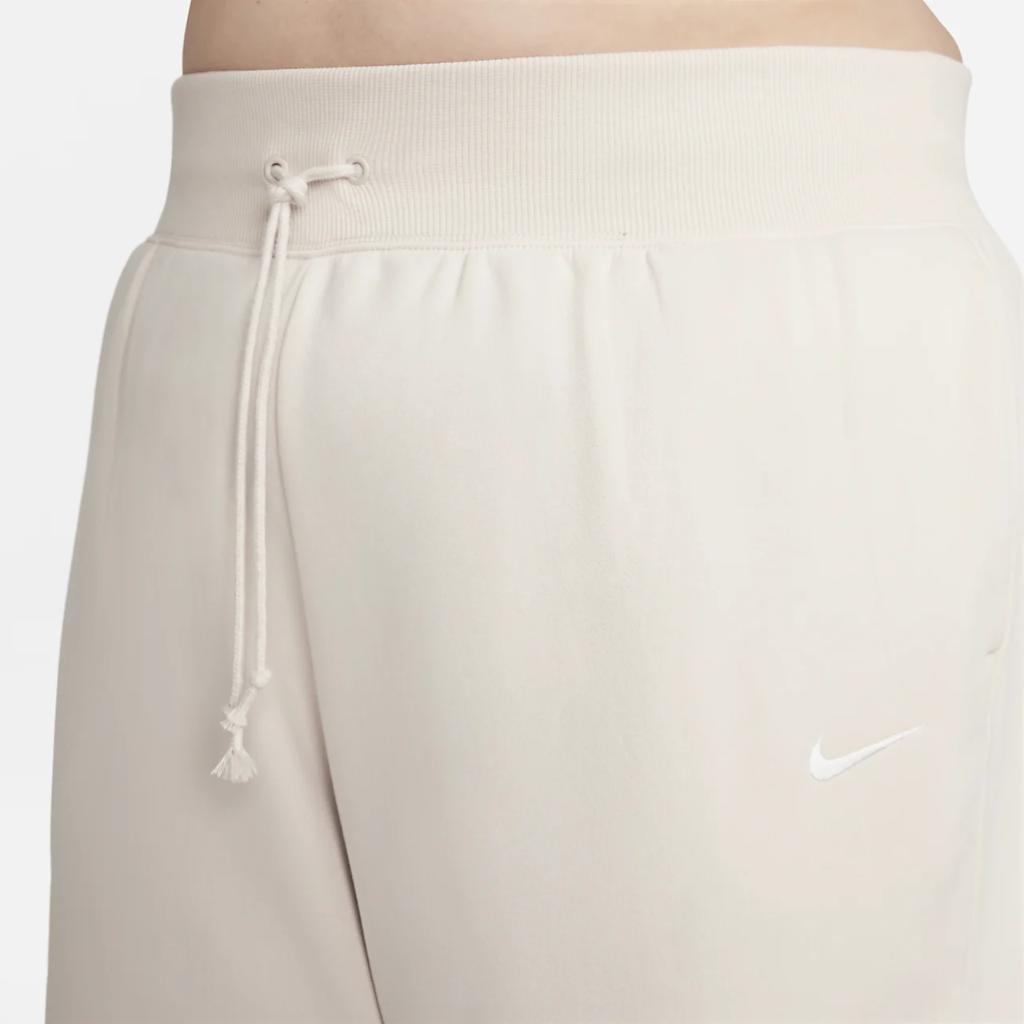 Nike Sportswear Phoenix Fleece Women&#039;s High-Waisted Cropped Sweatpants (Plus Size) FB8418-104