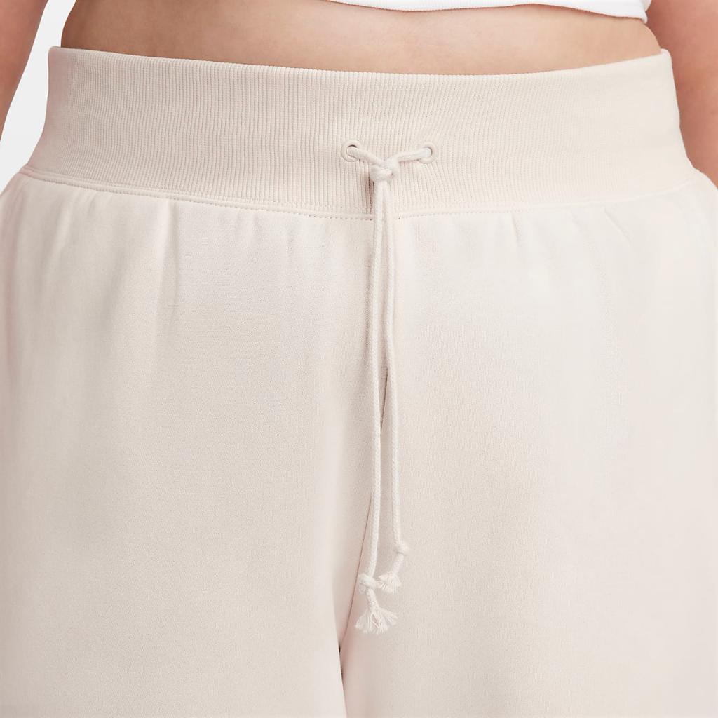 Nike Sportswear Phoenix Fleece Women&#039;s High-Waisted Cropped Sweatpants (Plus Size) FB8418-104