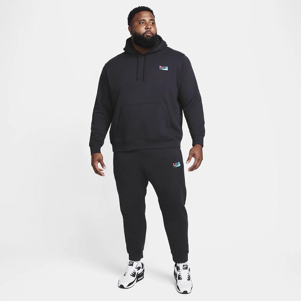Nike Club Fleece Men&#039;s Patch Pullover Hoodie FB8439-010