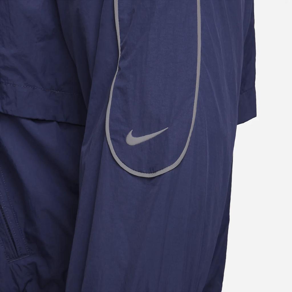 Nike Sportswear Solo Swoosh Men&#039;s Woven Track Jacket FB8622-410