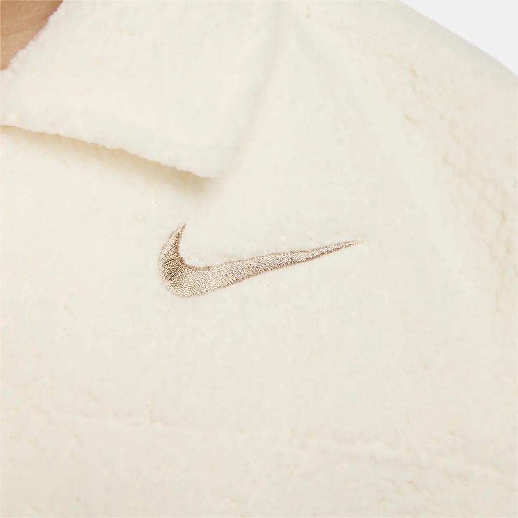 Nike Sportswear Women&#039;s Collared High-Pile Jacket FB8707-113