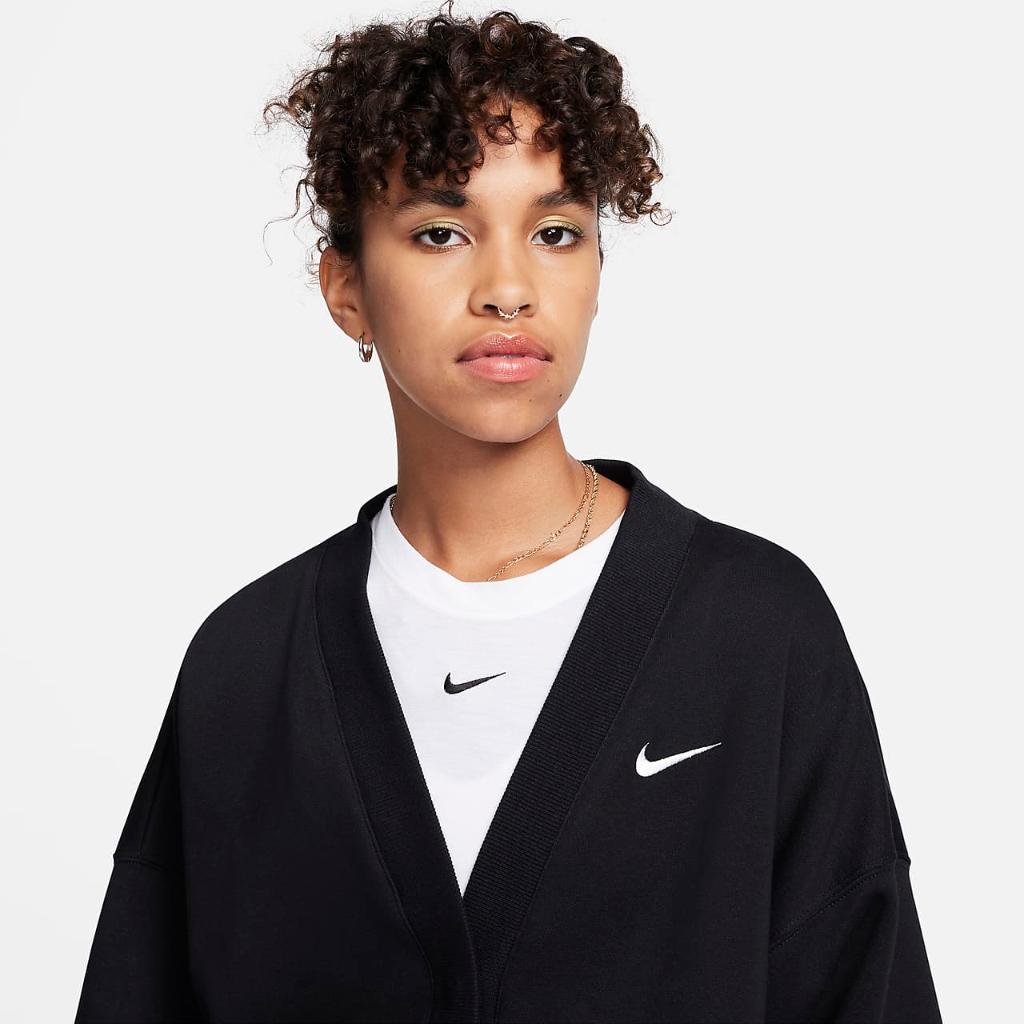 Nike Sportswear Phoenix Fleece Women&#039;s Over-Oversized Cardigan FB8772-010