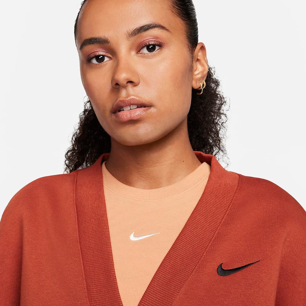 Nike Sportswear Phoenix Fleece Women&#039;s Over-Oversized Cardigan FB8772-832