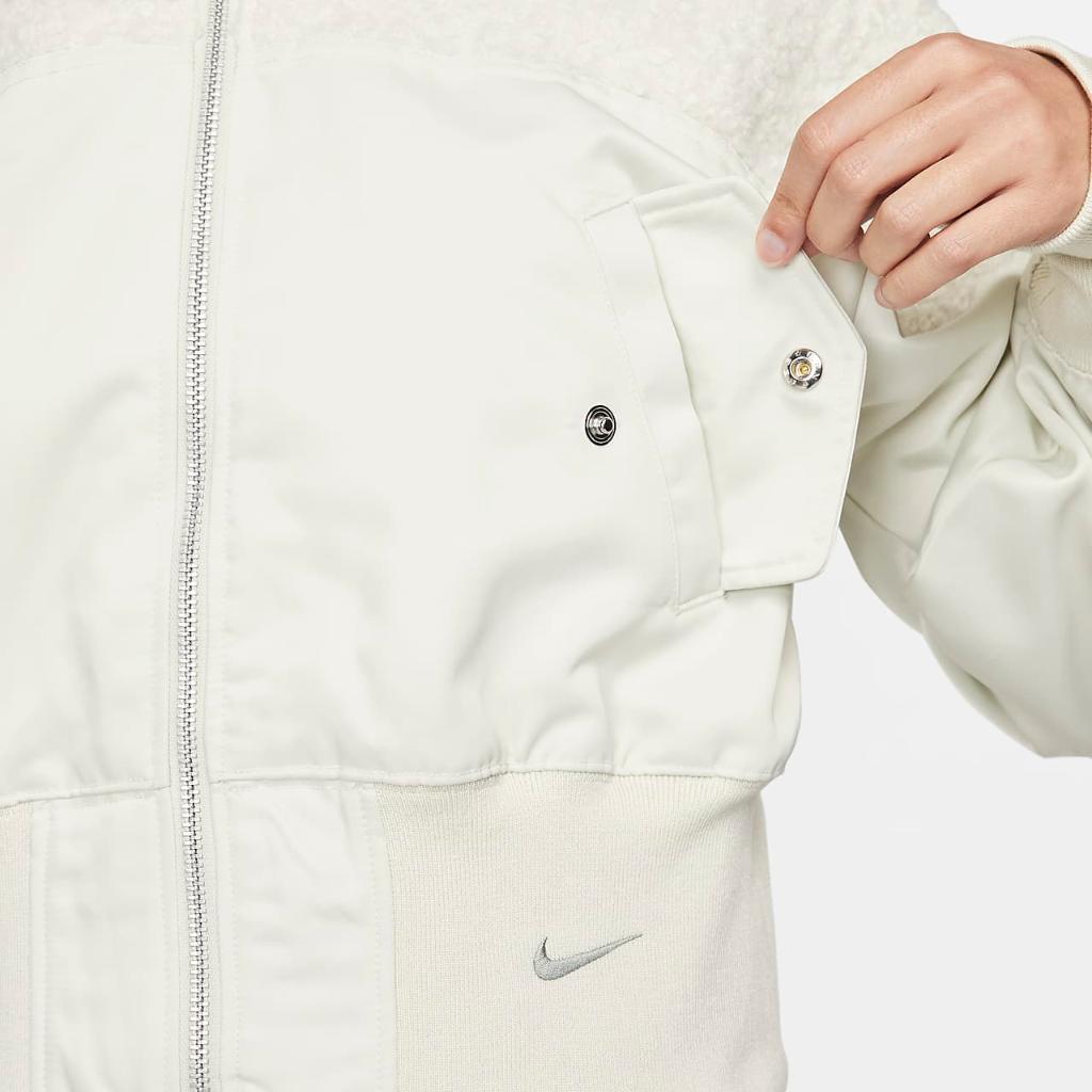 Nike Sportswear Collection Women&#039;s High-Pile Fleece Bomber Jacket FB8778-020