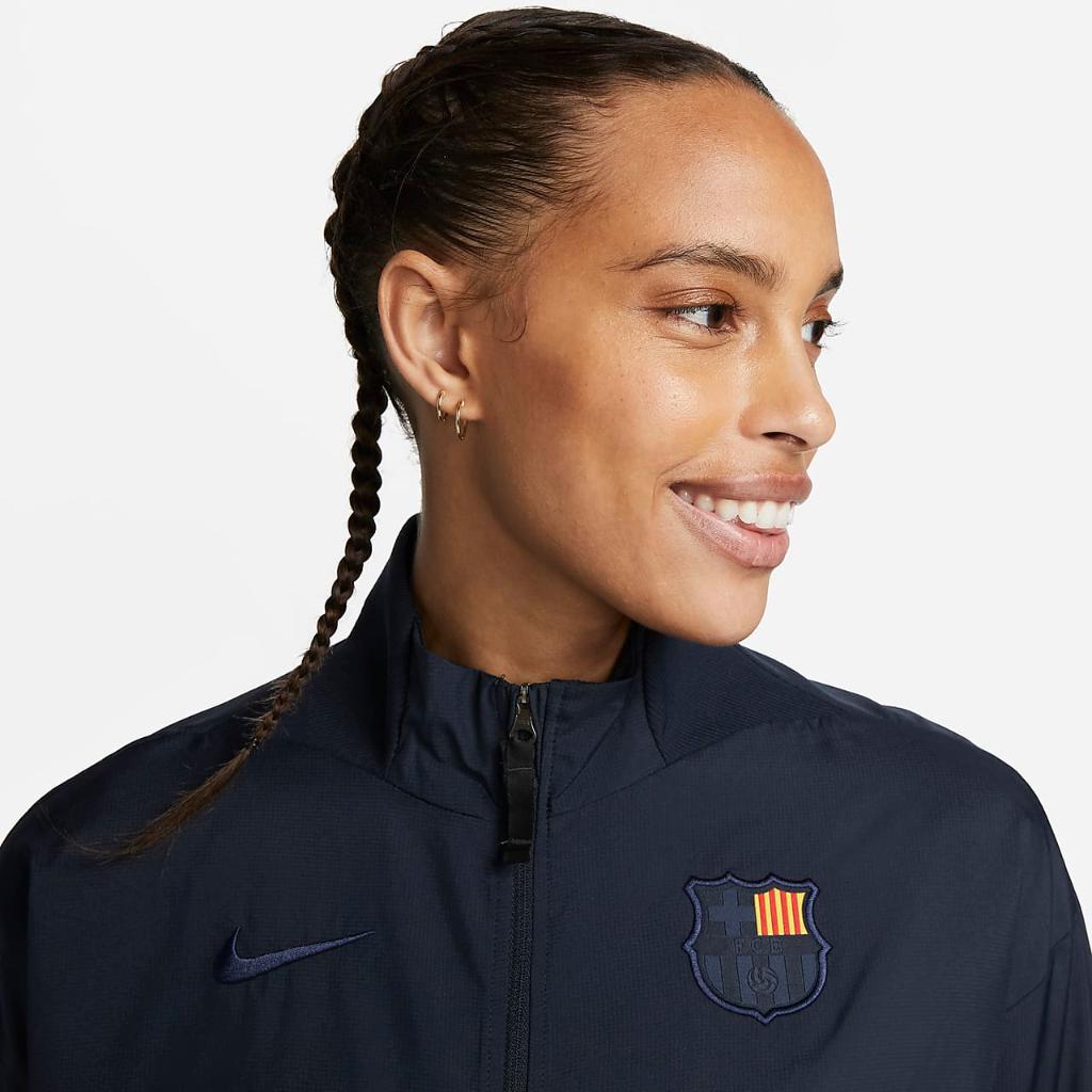 FC Barcelona Women&#039;s Nike Dri-FIT Anthem Soccer Jacket FD0323-475